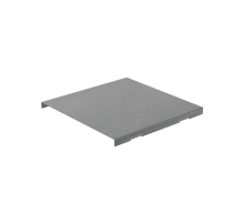 Крышка на угол внеш. верт. 50х500 мм с разворотом трассы на 180 гр. "ПЛЮС"  KVLTDplus90-50-500   КМ-профиль