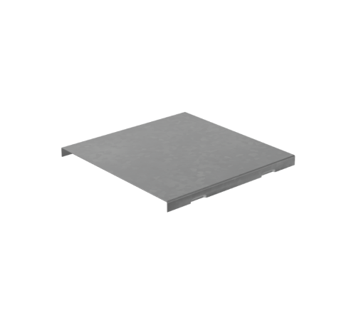 Крышка на угол внеш. верт. 50х600 мм с разворотом трассы на 180 гр. "ПЛЮС"  KVLTDplus90-50-600   КМ-профиль