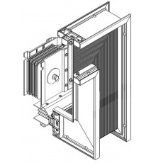 Секция Z вниз прав. 800А Cu 3L+N+PER IP55 тран. IEK  LB-0800C4-35-F-ZDR  IEK