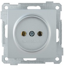 BOLERO серебряный Розетка 10А РС10-1-0-Б  ERB10-K23-10  IEK