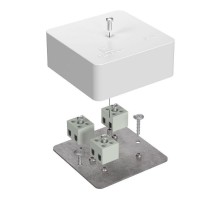 Коробка огнестойкая для кабель-канала Е15-Е120 75х75х30 IP42  6p, 1.5 мм.кв. 40-0450-FR1.5-6  Промрукав