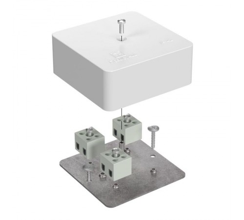 Коробка огнестойкая для кабель-канала Е15-Е120 75х75х30 IP42  6p, 1.5 мм.кв. 40-0450-FR1.5-6  Промрукав