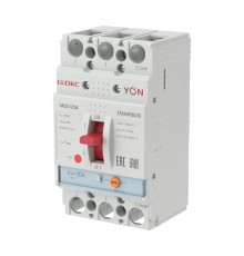 Авт. выкл. YON MGS125 3P 16-20A 18kA  MGS125B-3TAMF0020  DKC