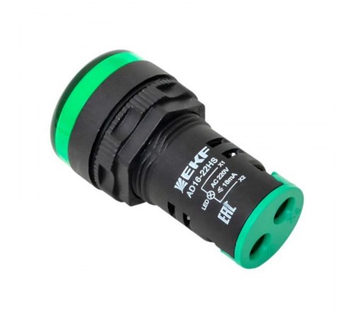 Светодиодная матрица AD16-22HS зеленая EKF PROxima  ledm-ad16-g  EKF