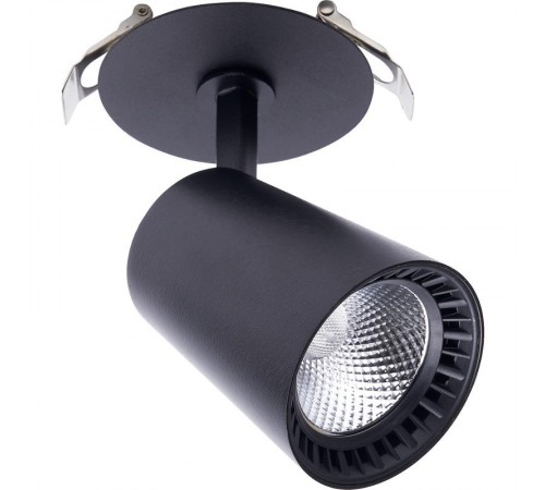 Светильник светодиодный встраиваемый AL181 12W 4000K черный  41002  Feron