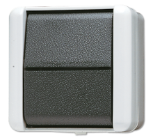 Выключатель перекрестный для накладного монтажа IP44 807W Jung