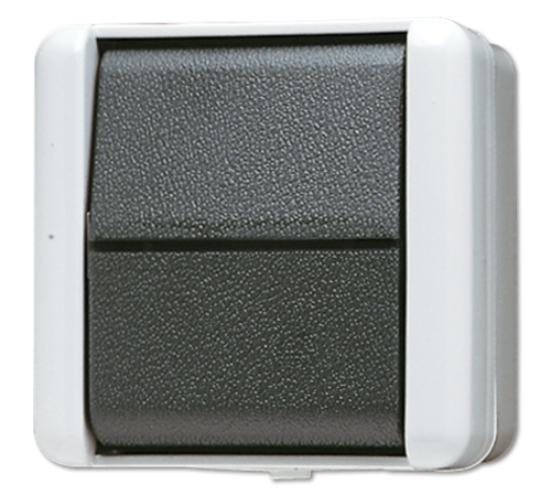 Выключатель перекрестный для накладного монтажа IP44 807W Jung