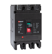 Выключатель автоматический LS250 25кА 3P 100А ProPact  mccb-250-25-3-100-ls  EKF