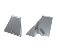 Заглушка для ALM-GLASS-10 с опорой левая глухая  026737  Arlight