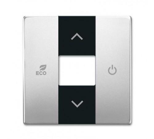 Накладка терморегулятора free@home, future, цвет сталь  6220-0-0546   2CKA006220A0546  ABB