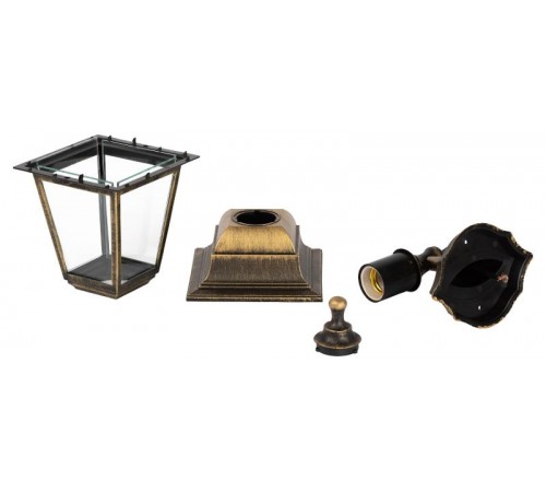 Светильник садово-парковый НБУ 04-60-001 , "Леда" настенный четырехгранный  Б0048112  ЭРА