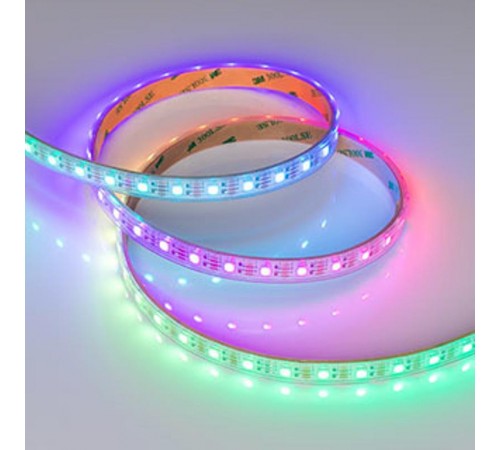 Светодиодная лента герметичная SPI-P-B60-12mm 12V RGB-PX1-BPT (8 W/m, IP66, 5060, 5m) (Arlight, бегущий огонь)  041615(1)  Arlight
