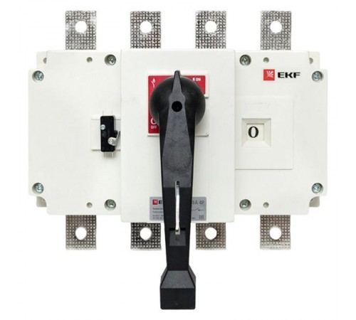 Рубильник-выключатель 630A 4P c рукояткой управления для прямой установки PowerSwitch  psds-630-4  EKF