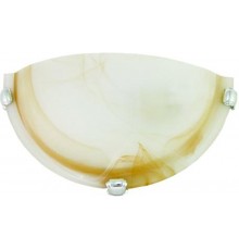 Светильник декоративный СД 60Вт ЛН/КЛЛ Е27 полукруг янтарный (в разборе)  SQ0358-0003  TDM
