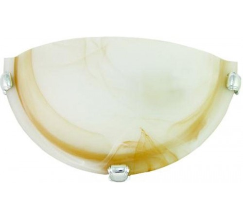 Светильник декоративный СД 60Вт ЛН/КЛЛ Е27 полукруг янтарный (в разборе)  SQ0358-0003  TDM