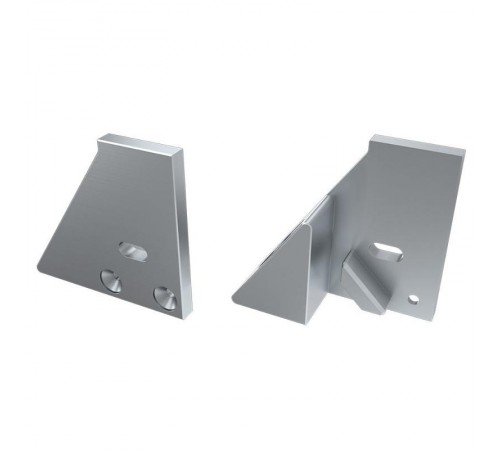 Заглушка для ALM-GLASS-10 с опорой левая с отверстием  026738  Arlight