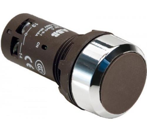 Кнопка CP1-30B-01 черная без фиксации 1HЗ  1SFA619100R3046  ABB