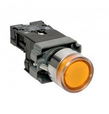Кнопка BA51 с подстветкой 230В желтая NO IP65 PROxima  xb2-bw51-230-65  EKF