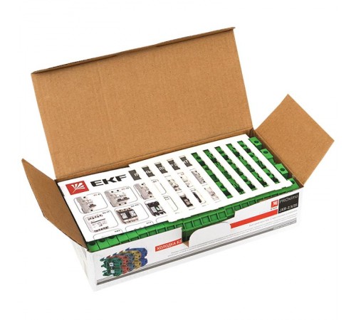Колодка клеммная JXB-2.5/35 зеленая EKF PROxima  plc-jxb-2.5/35gn  EKF