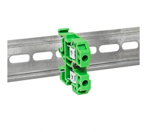 Колодка клеммная JXB-2.5/35 зеленая EKF PROxima  plc-jxb-2.5/35gn  EKF
