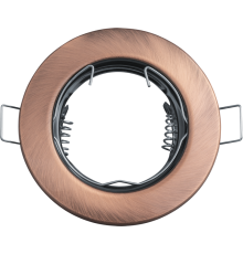 Светильник точечный под лампу GU5.3 NFS 93 016 NFS-R1-006-MR16-GU5.3 (Черненая медь)  93016  Navigator