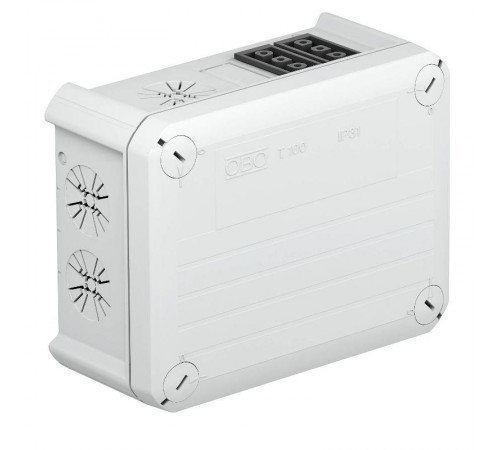 Коробка распределительная T100, 150x116x67 мм, с разъемами Wieland (T 100 WB 1W3 2S3)  2007817  OBO Bettermann