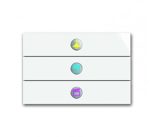 6342-24G-101-500 Сенсор 3-кл priOn, белый глянец  6310-0-0125  2CKA006310A0125  ABB