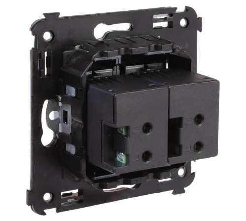 USB зарядное устройство в стену, "Avanti", "Закаленная сталь"  4404543  DKC