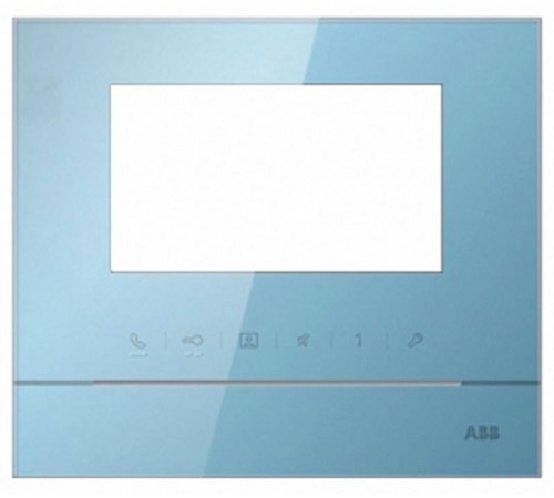 Рамка для абонентского устройства 4,3, голубой глянцевый  52311FC-L  ABB