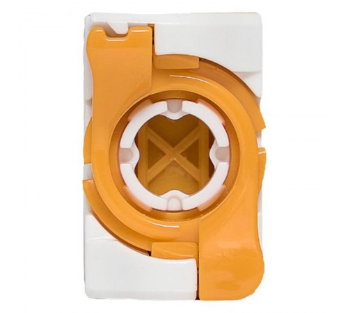 Модуль Keystone TERACOM CS Cat.6A неэкранированный 110 IDC 180 градусов самозажимной (Toolless) оранжевый  TRCS-KSTN-RT180-6AUTP-OR  EKF