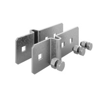 Угловой соединитель стойки для высоких нагрузок, толщ. 4,0 мм, гор. цинк, 355403  УСС8-4,0-ГЦ   Ostec