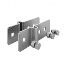 Угловой соединитель стойки для высоких нагрузок, толщ. 4,0 мм, гор. цинк, 355403  УСС8-4,0-ГЦ   Ostec