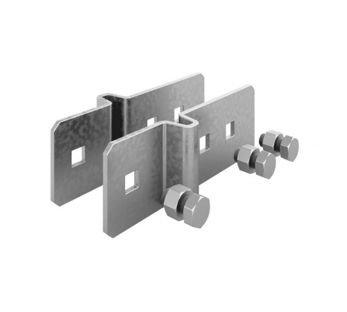 Угловой соединитель стойки для высоких нагрузок, толщ. 4,0 мм, гор. цинк, 355403  УСС8-4,0-ГЦ   Ostec