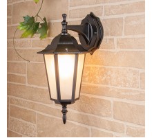 Светильник садово-парковый настенный 1004D черный (GL 1004D)  a035740  Elektrostandard