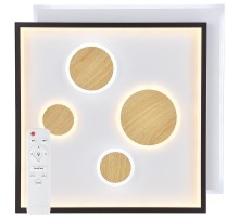 Светильник светодиодный декоративный бытовой AL8400 90W 3000К-6500K квадрат управляемый  41144  Feron