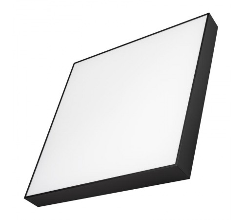 Светильник SP-QUADRO-S600x600-60W Warm3000 (BK, 120 deg, 230V) (Arlight, IP40 Металл, 3 года)  034805  Arlight