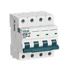 Выключатель автоматический четырехполюсный ВА-105 50А C 10кА  13194DEK  DEKraft