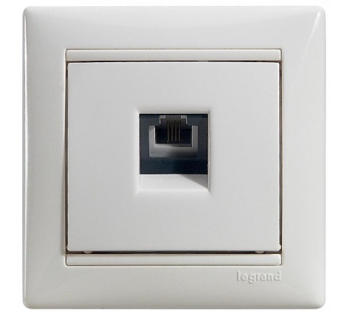 Valena Белый Розетка ТЛФ 1-ая  774438  Legrand