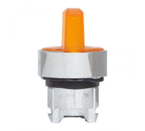 Исполнительный механизм переключателя ХB4 желтый на 3 положения возвратный без фиксации, с подсветкой с короткой ручкой EKF PROxima    XB4BD3L-Y   E