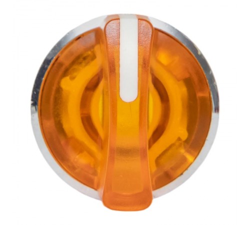 Исполнительный механизм переключателя ХB4 желтый на 3 положения возвратный без фиксации, с подсветкой с короткой ручкой EKF PROxima    XB4BD3L-Y   E