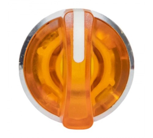 Исполнительный механизм переключателя ХB4 желтый на 3 положения возвратный без фиксации, с подсветкой с короткой ручкой EKF PROxima    XB4BD3L-Y   E