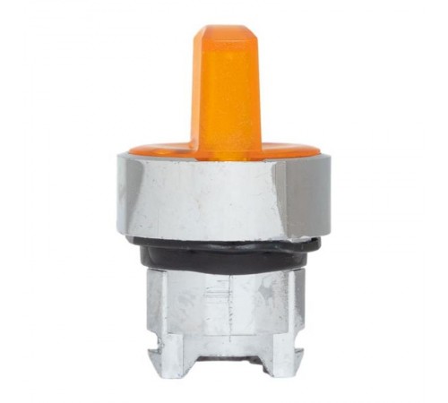 Исполнительный механизм переключателя ХB4 желтый на 3 положения возвратный без фиксации, с подсветкой с короткой ручкой EKF PROxima    XB4BD3L-Y   E