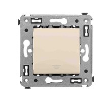 Кнопка одноклавишная в стену, "Avanti", "Ванильная дымка"  4405153  DKC