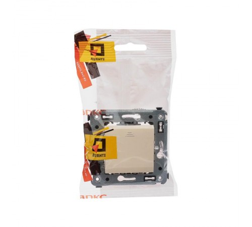 Кнопка одноклавишная в стену, "Avanti", "Ванильная дымка"  4405153  DKC