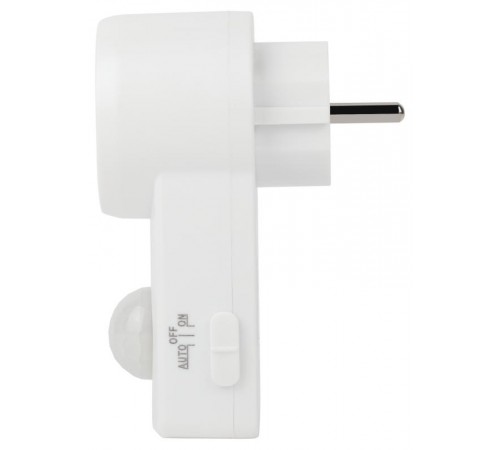 Датчик движения MD 022 розеточный ДДР-01 1200Вт, 10-420с, 2-9м, 3+лк, 120гр,  Б0043799  ЭРА