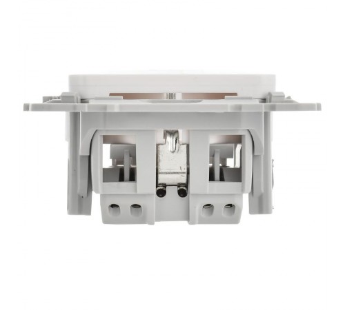 FLITE Розетка с заземлением без шторок быстрозажимные клеммы 16А РС11-1-ФлБ белый  FI-R11-16-1-K01  IEK