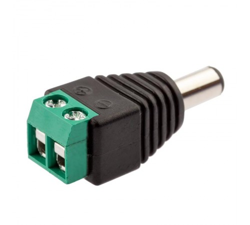 Разъем   R-DC02 DC питания штекер 2. 1х5. 5 с клеммной колодкой  Б0048309  ЭРА