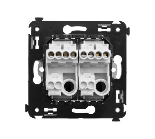 Кнопка двухклавишная в стену, "Avanti", "Белое облако"  4400154  DKC