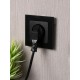 Стокгольм Механизм Розетки 1-местной б/з 10 А черный с защ. штор. PROxima  EZR10-022-10  EKF