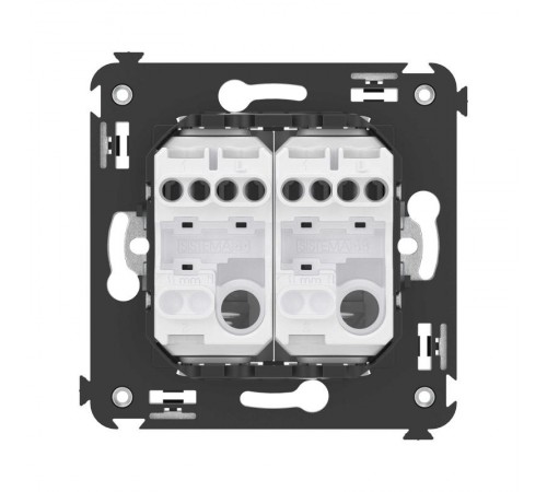 Кнопка двухклавишная в стену, "Avanti", "Белое облако"  4400154  DKC